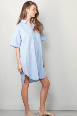 Closed Jurk - Shirt Dress - Cornflower Blue