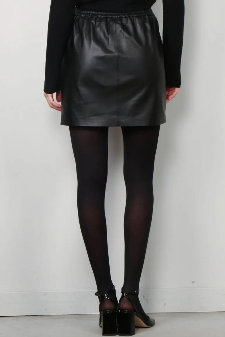 Closed Rok - Elasticated Mini Skirt - Black