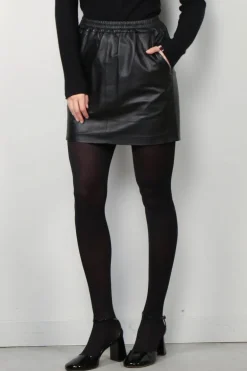 Closed Rok - Elasticated Mini Skirt - Black