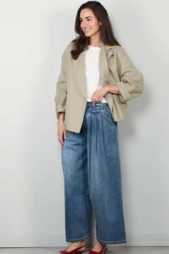 Closed Jasje - Cropped Pea Coat - Warm Sand
