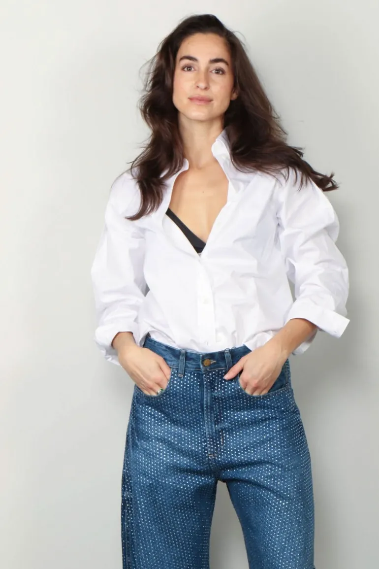 Closed Blouse - Fitted shirt - White