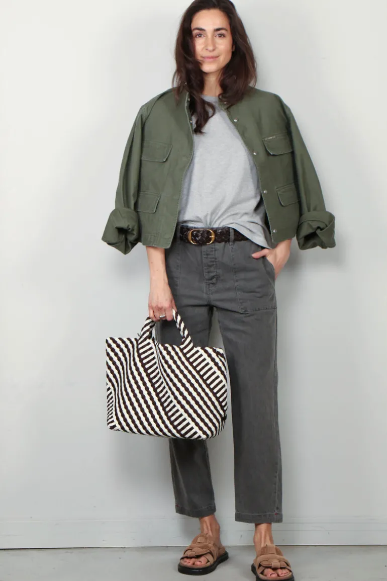 Closed Jacket - Cropped field - Matcha Green