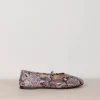 Dear Frances Ballerina's - Winter Balla Shoe Python Print - Black & White