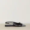 Dear Frances Ballerina's - Tia With Crystals - Black Patent