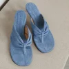 Dear Frances Sandalen - Wrap - Mid - Heel - Denim