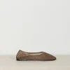 Dear Frances Ballerina's - Balla - Mesh - Crystals - Brown