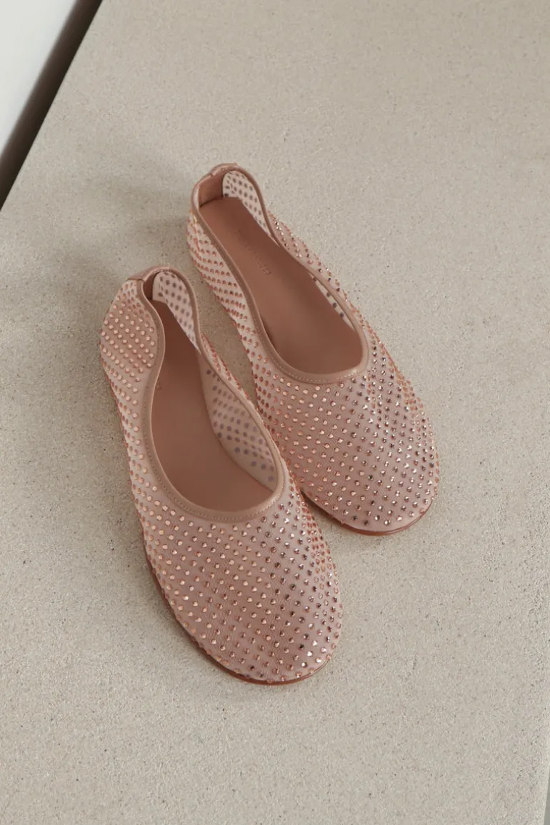 Dear Frances Ballerina's - Balla - Mesh - Crystals - Nude