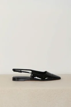 Dear Frances Ballerina's - Tia Flat - Black Patent