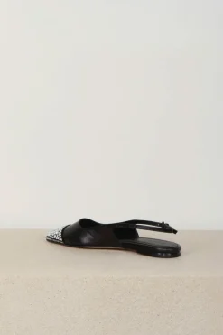 Dear Frances Ballerina's - Tia With Crystals - Black Patent