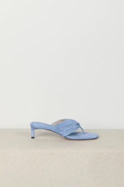 Dear Frances Sandalen - Wrap - Mid - Heel - Denim