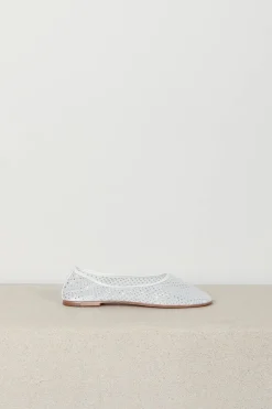 Dear Frances Ballerina's - Balla - Mesh - Crystals - White