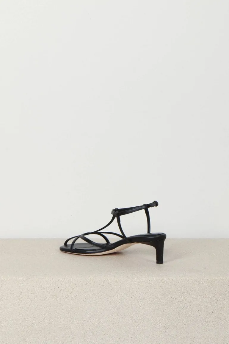 Dear Frances Sandalen - Tee - Leather - Black