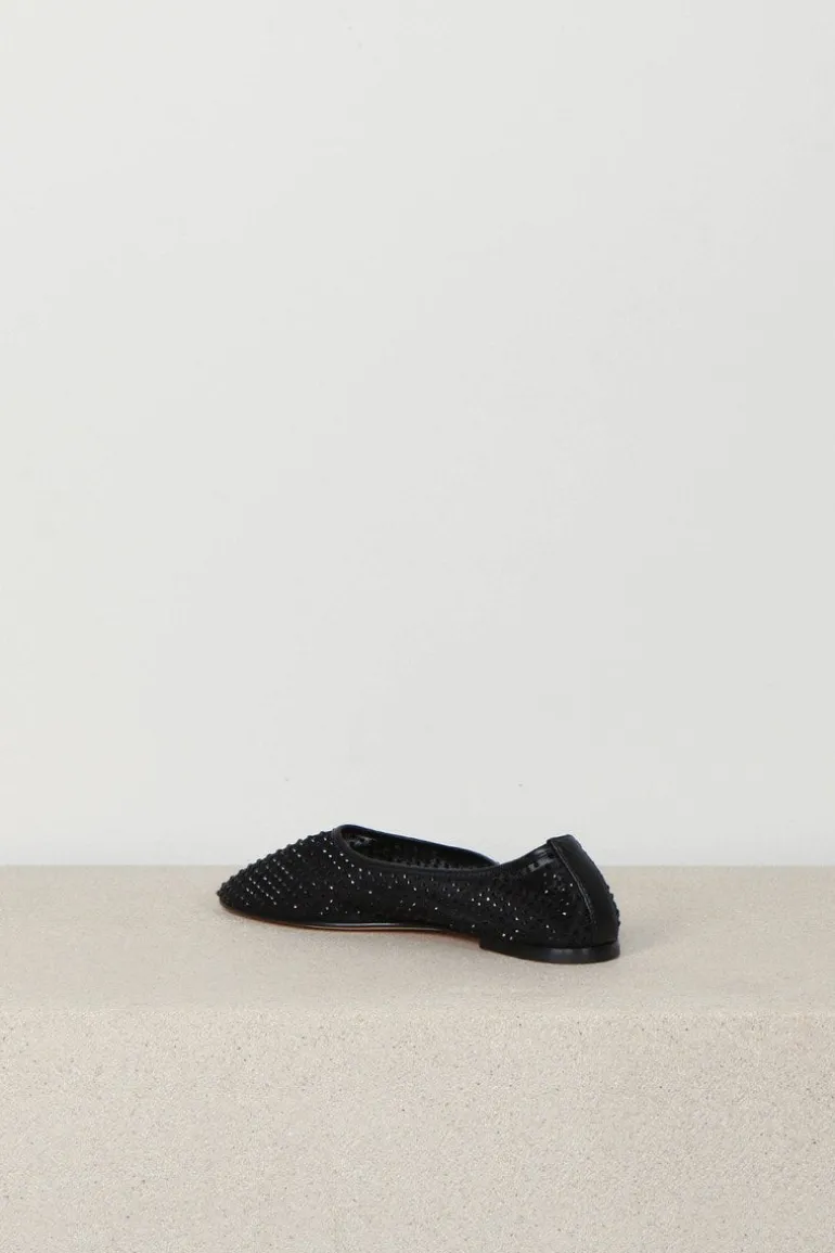 Dear Frances Ballerina's - Balla - Mesh - Crystals - Black