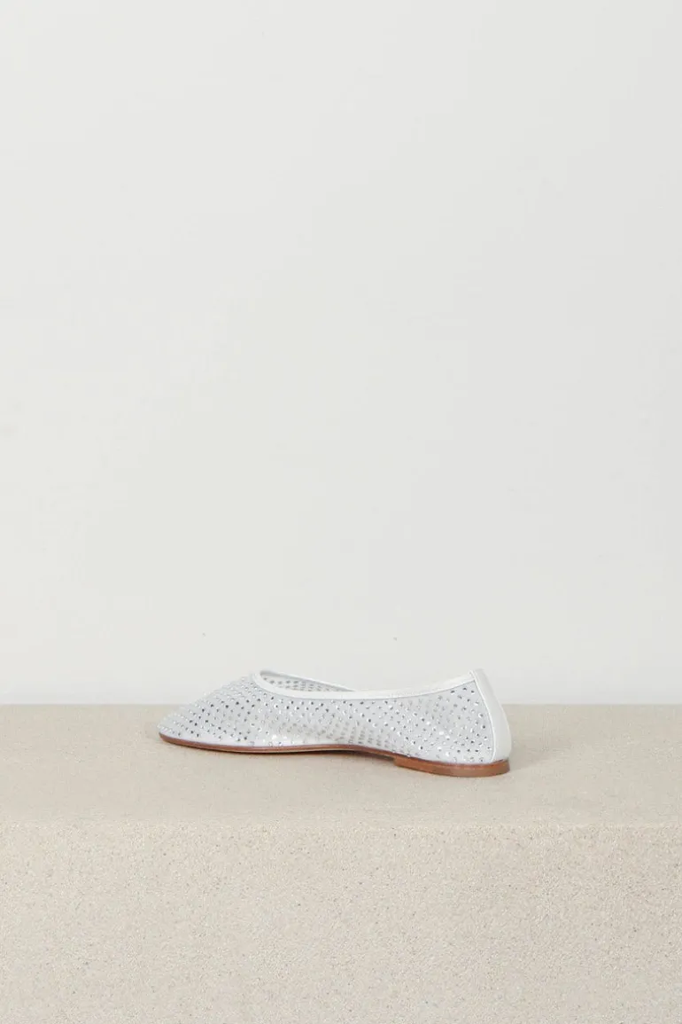 Dear Frances Ballerina's - Balla - Mesh - Crystals - White