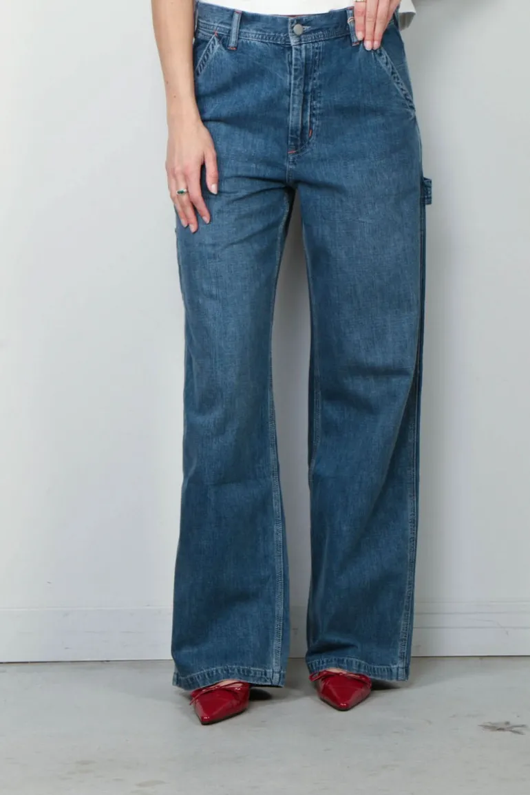 Denimist Jeans - Teri - Wide - Leg - Carpenter - Shane Indigo