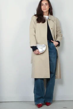 Denimist Trui - V-Neck Cable Sweater - Navy