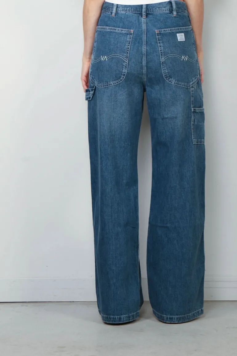 Denimist Jeans - Teri - Wide - Leg - Carpenter - Shane Indigo