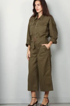 Denimist Jumpsuits - Utility jumpsuit - Olive