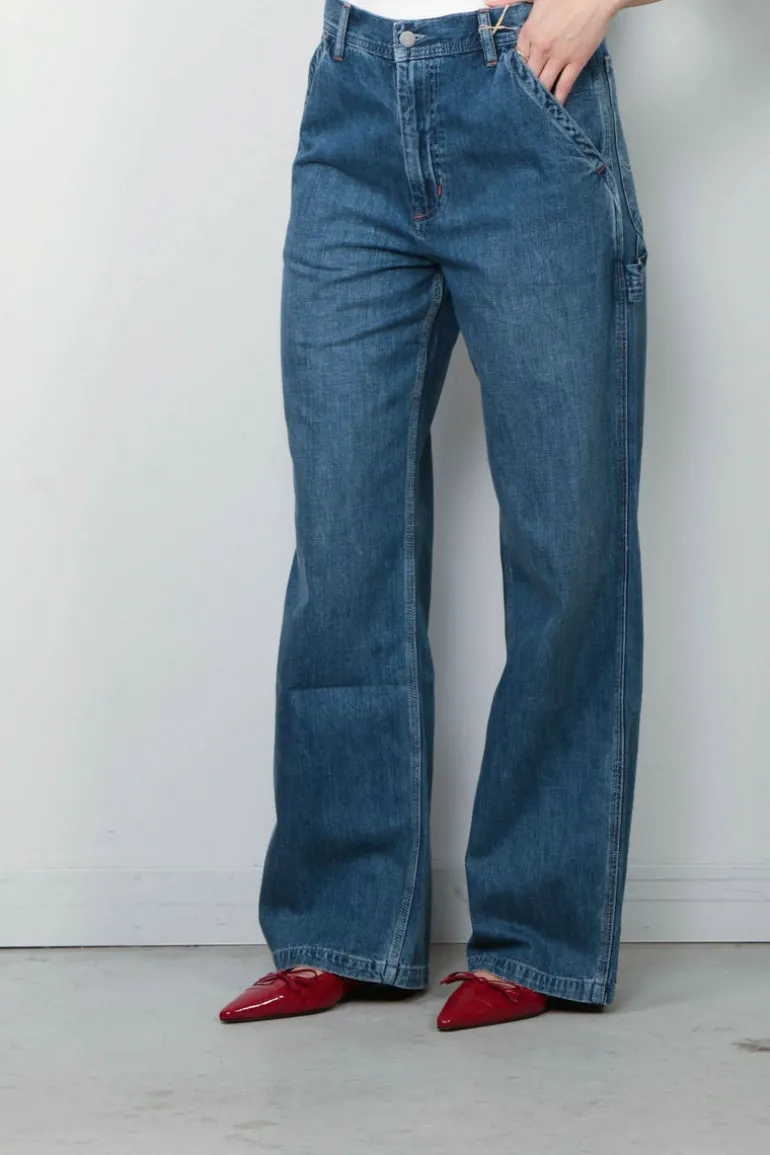 Denimist Jeans - Teri - Wide - Leg - Carpenter - Shane Indigo