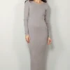 Extreme Cashmere jurk - 335 Snake - moss