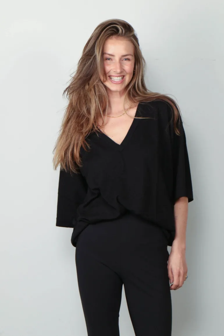 Extreme Cashmere Top - 406 Indi - Raven