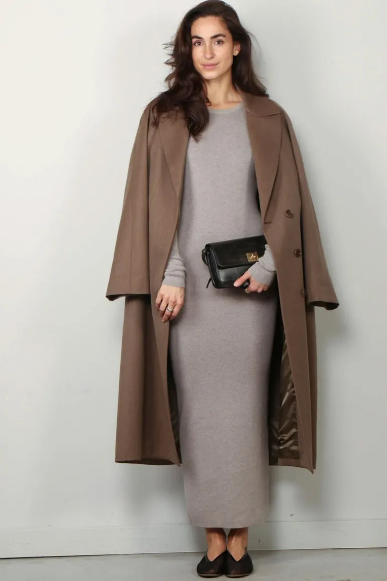 Extreme Cashmere jurk - 335 Snake - moss