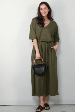 Extreme Cashmere Skirt - 403 Mary - Army