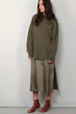Extreme Cashmere Sweater - 53 Crew Hop - Army