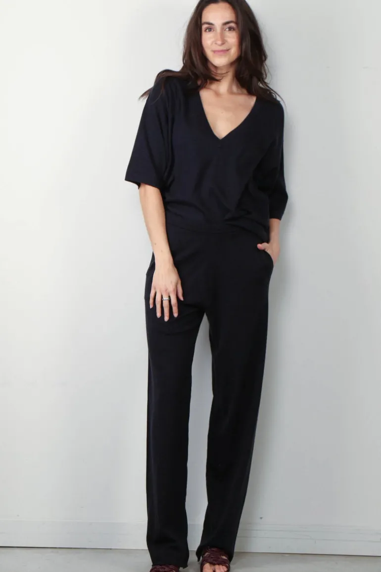 Extreme Cashmere Broek - 353 Relax - Navy