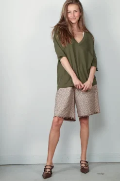 Extreme Cashmere Top - 406 Indi - Army