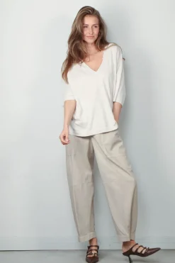 Extreme Cashmere Top - 406 Indi - Chalk