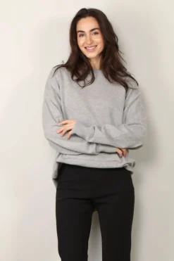 Extreme Cashmere X BYLOTTE Sweater - 3 Crew - Grey