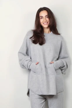 Extreme Cashmere X BYLOTTE Sweater - 3 Crew - Grey