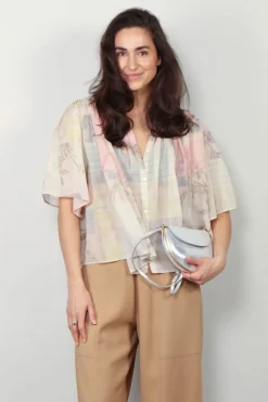 Forte_Forte Blouse - The Secred Garden Print Voile Bohemian - Pesco