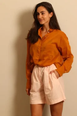 forte_forte shirt - 12404 my shirt - Caramel