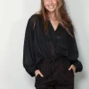 Forte_Forte Blouse - co/se Voile Bohemian Shirt - Nero