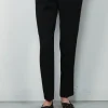 Forte_Forte Broek - Essential Stretch Cady Crepe - Nero