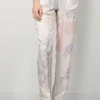 Forte_Forte Broek - The Secred Garden Print Viscose Silk Twill - Pesco