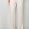 Forte_Forte Broek - Slubbed Fluid Viscose Flared - Orchidea
