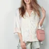 Forte_Forte Blouse - The Secred Garden Print Viscose Silk Twill - Pesco