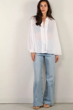 forte_forte Blouse - 12919 my shirt - Bianco