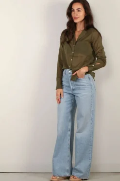 forte_forte Blouse - 9906 my shirt - Olive