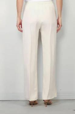 Forte_Forte Broek - Slubbed Fluid Viscose Flared - Orchidea