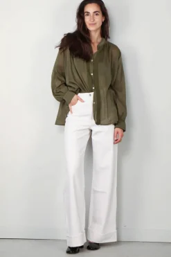 forte_forte Blouse - 12919 my shirt - Olive