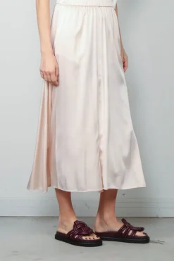 Forte_Forte Rok - Essential Silk Satin Elasticated - Oyster