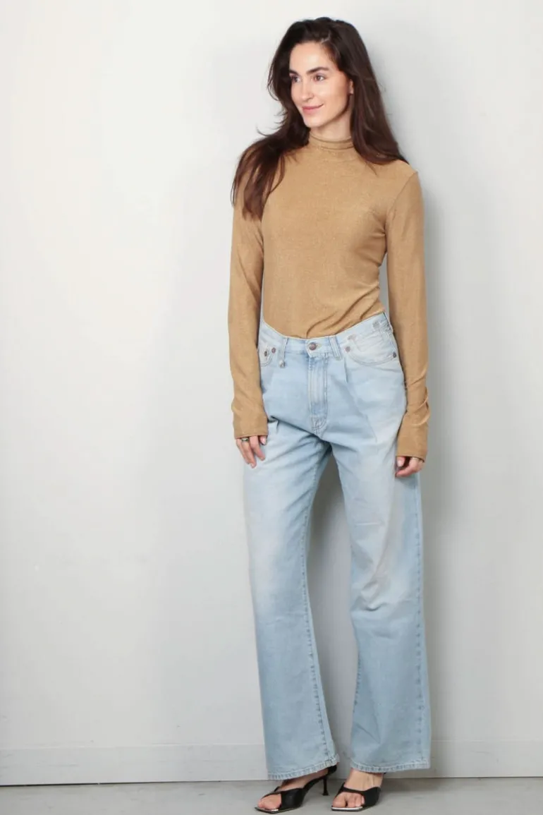 forte_forte Top - 13300 my t-shirt - Oro