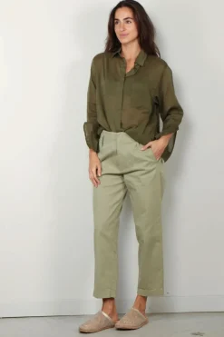 forte_forte Blouse - 9907 my shirt - Olive