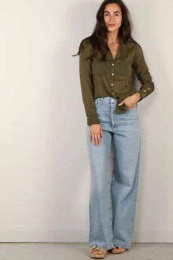 forte_forte Blouse - 9906 my shirt - Olive