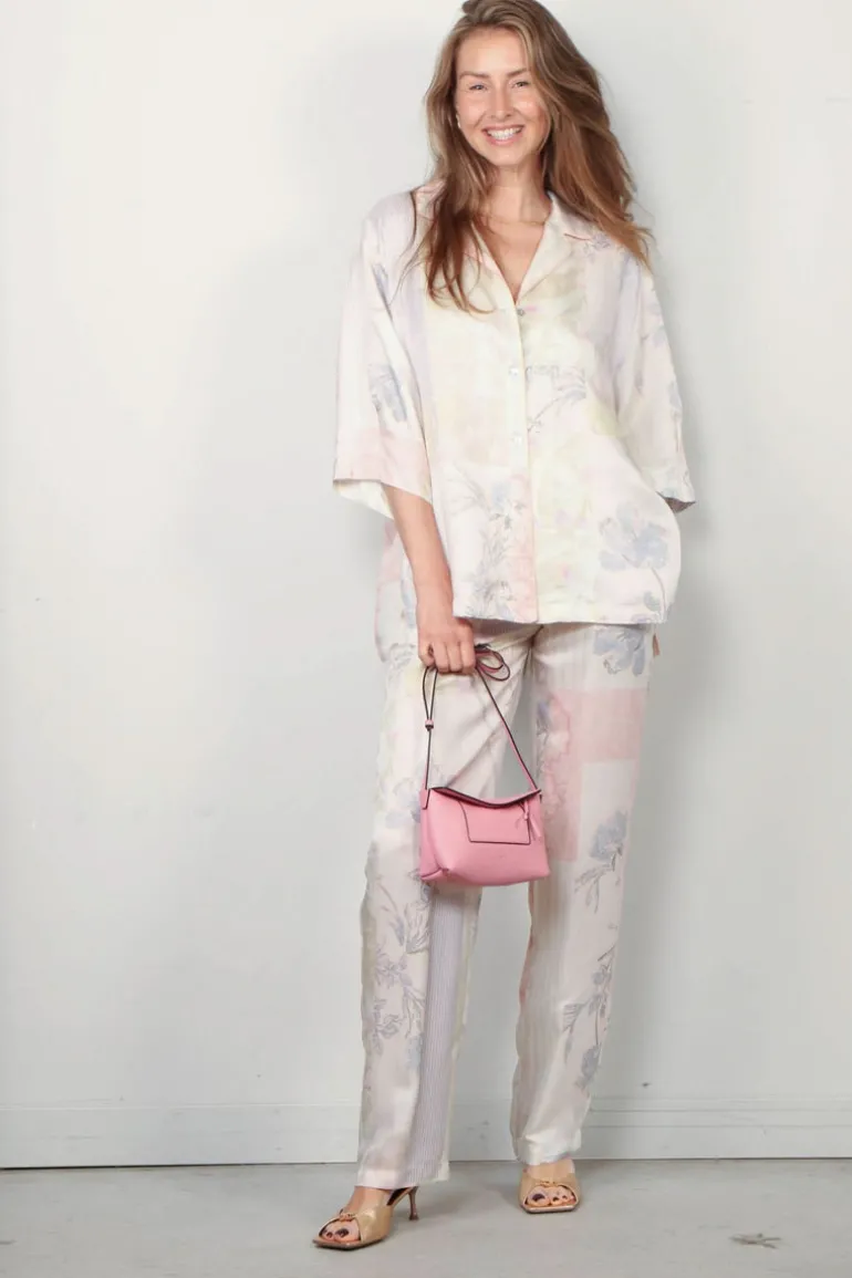 Forte_Forte Blouse - The Secred Garden Print Viscose Silk Twill - Pesco