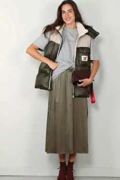forte_forte Rok - 12892 my skirt - Olive